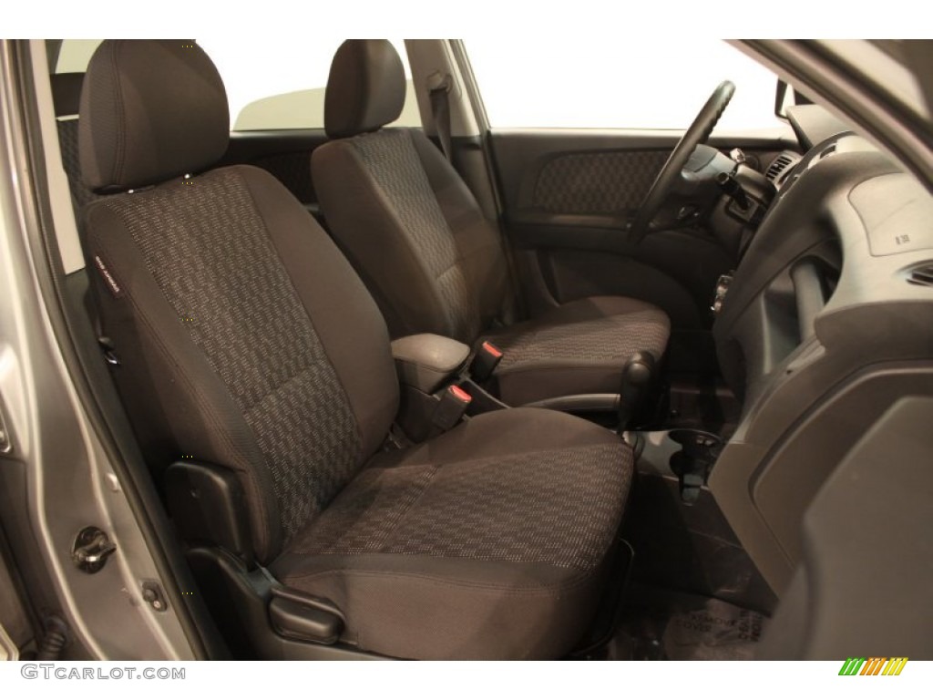 2008 Sportage LX - Steel Silver Metallic / Black photo #10