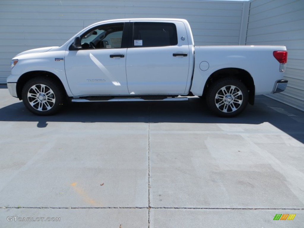 2013 Tundra Texas Edition CrewMax - Super White / Graphite photo #8