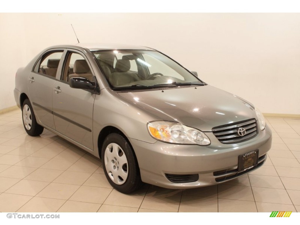 2004 Corolla CE - Mineral Green / Pebble Beige photo #1