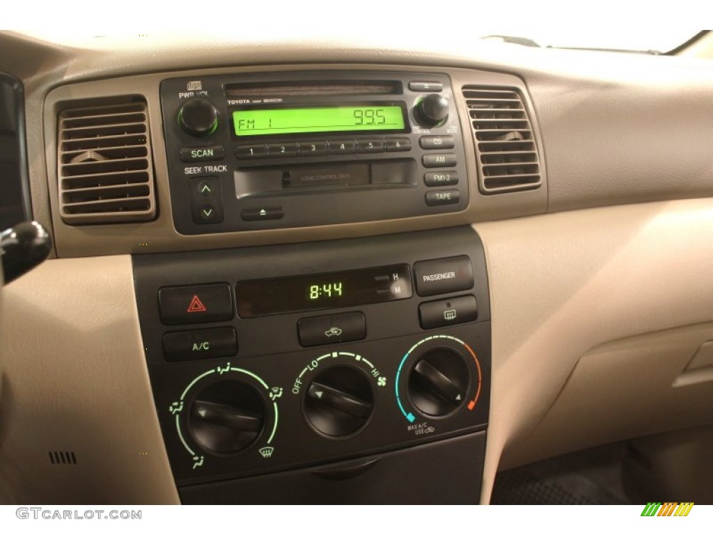 2004 Corolla CE - Mineral Green / Pebble Beige photo #8