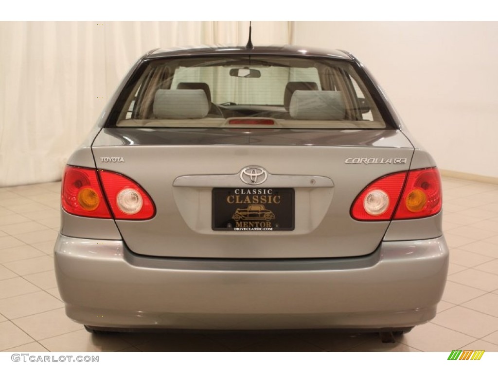 2004 Corolla CE - Mineral Green / Pebble Beige photo #13