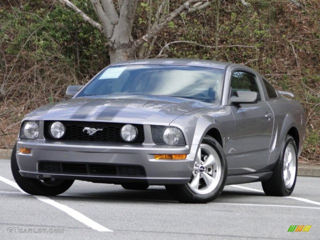 2007 Mustang GT Premium Coupe - Tungsten Grey Metallic / Dark Charcoal photo #1
