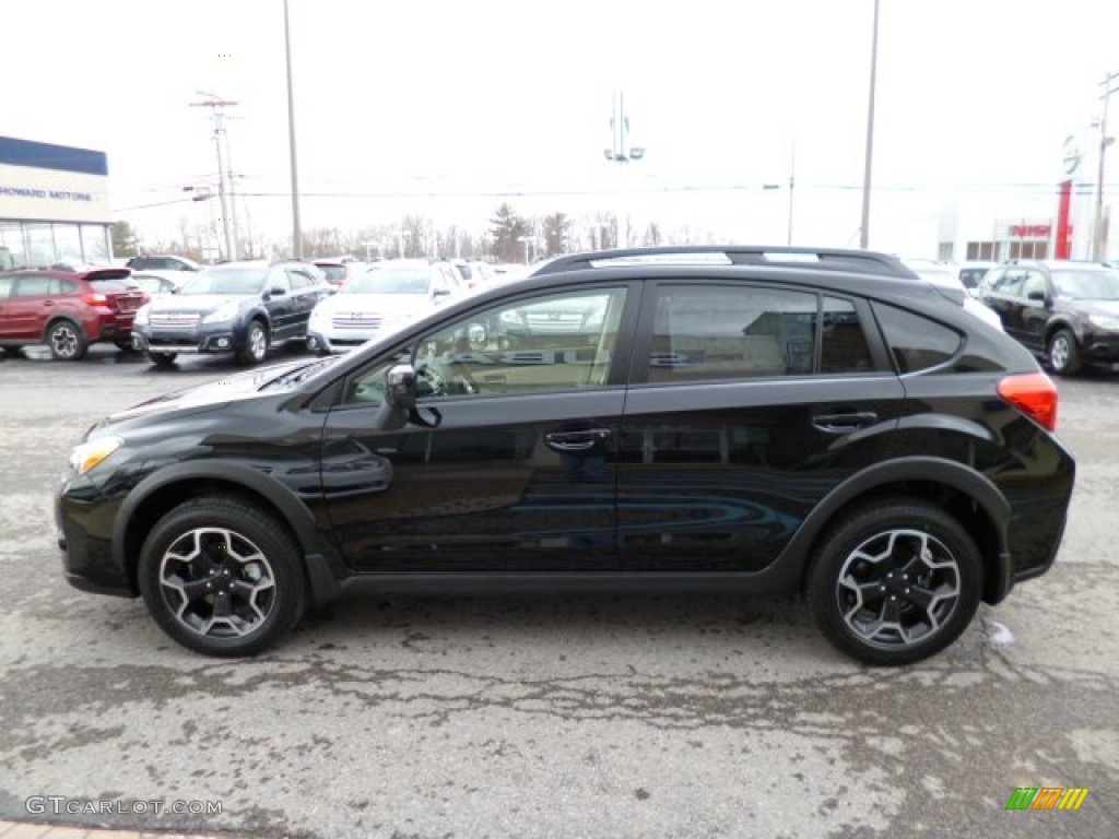 2013 XV Crosstrek 2.0 Limited - Crystal Black Silica / Ivory photo #4