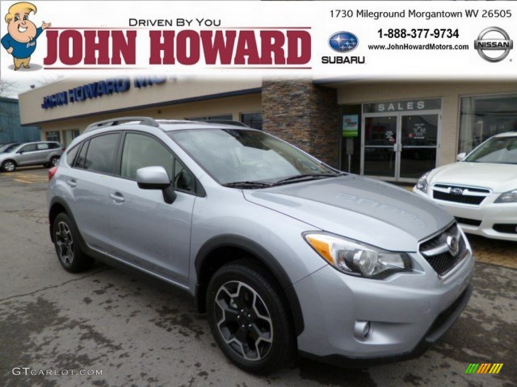 2013 XV Crosstrek 2.0 Limited - Ice Silver Metallic / Black photo #1