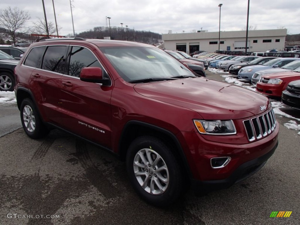 2014 Grand Cherokee Laredo 4x4 - Deep Cherry Red Crystal Pearl / Morocco Black photo #4