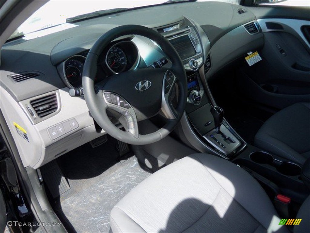 2013 Elantra Limited - Black / Gray photo #11