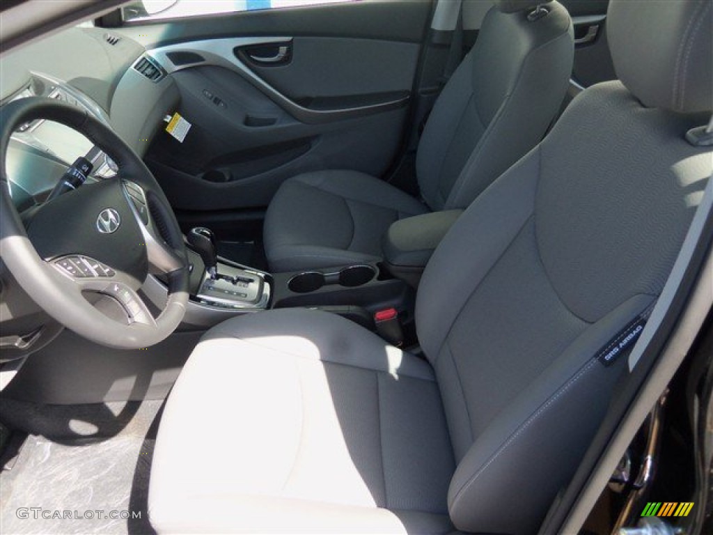 2013 Elantra Limited - Black / Gray photo #12