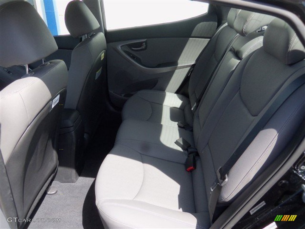 2013 Elantra Limited - Black / Gray photo #14