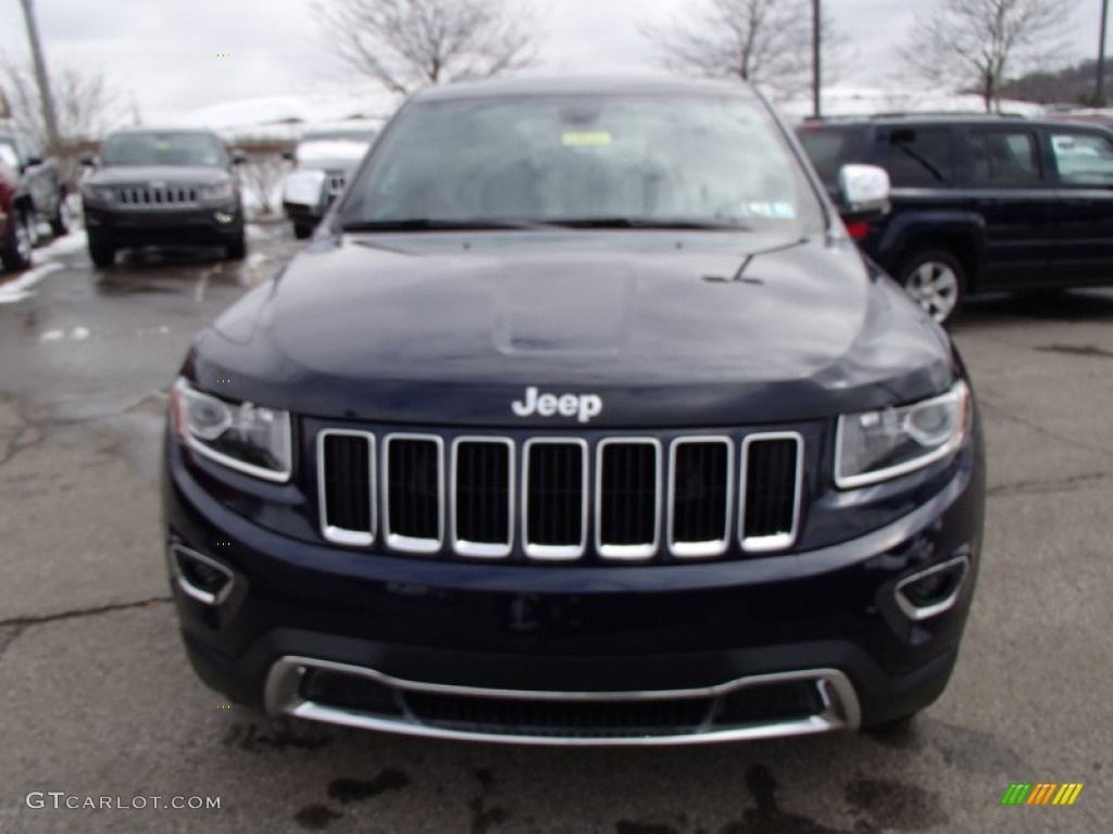 2014 Grand Cherokee Limited 4x4 - True Blue Pearl / Morocco Black photo #3