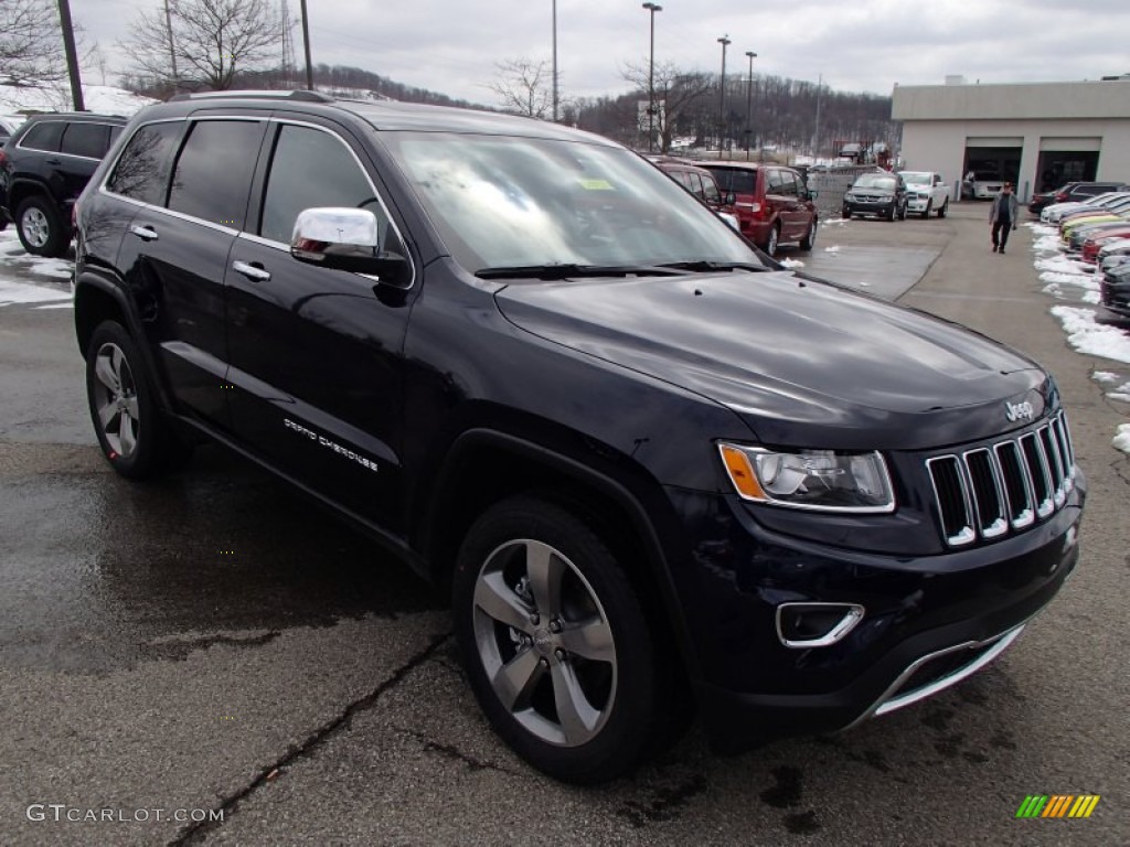 2014 Grand Cherokee Limited 4x4 - True Blue Pearl / Morocco Black photo #4
