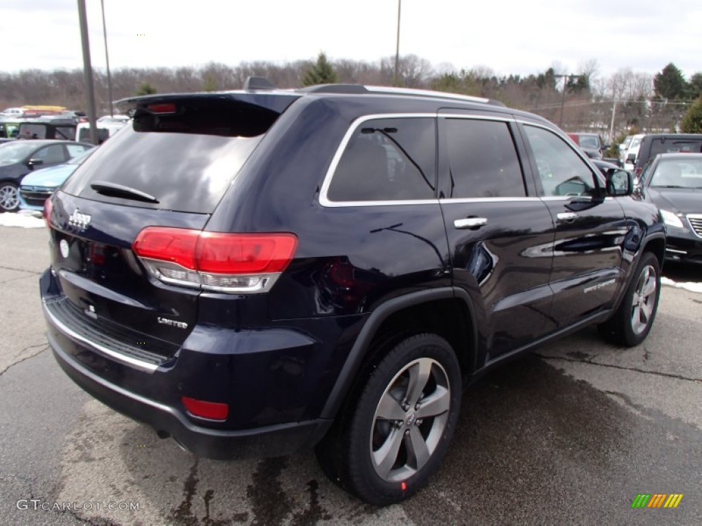 2014 Grand Cherokee Limited 4x4 - True Blue Pearl / Morocco Black photo #6
