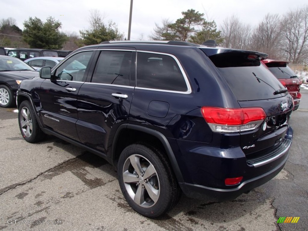 2014 Grand Cherokee Limited 4x4 - True Blue Pearl / Morocco Black photo #8