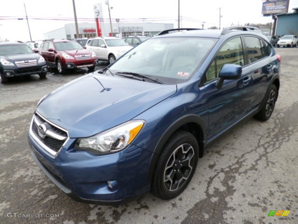 2013 XV Crosstrek 2.0 Limited - Marine Blue Pearl / Ivory photo #3