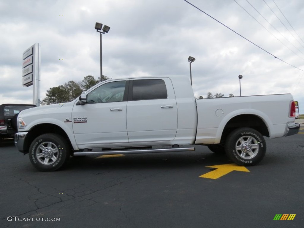 Bright White 2013 Ram 2500 Laramie Mega Cab 4x4 Exterior Photo #78882190