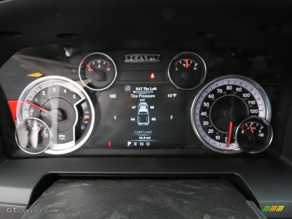 2013 Ram 2500 Laramie Mega Cab 4x4 Gauges Photo #78882429