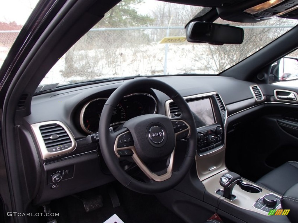 2014 Jeep Grand Cherokee Limited 4x4 Morocco Black Dashboard Photo #78882462