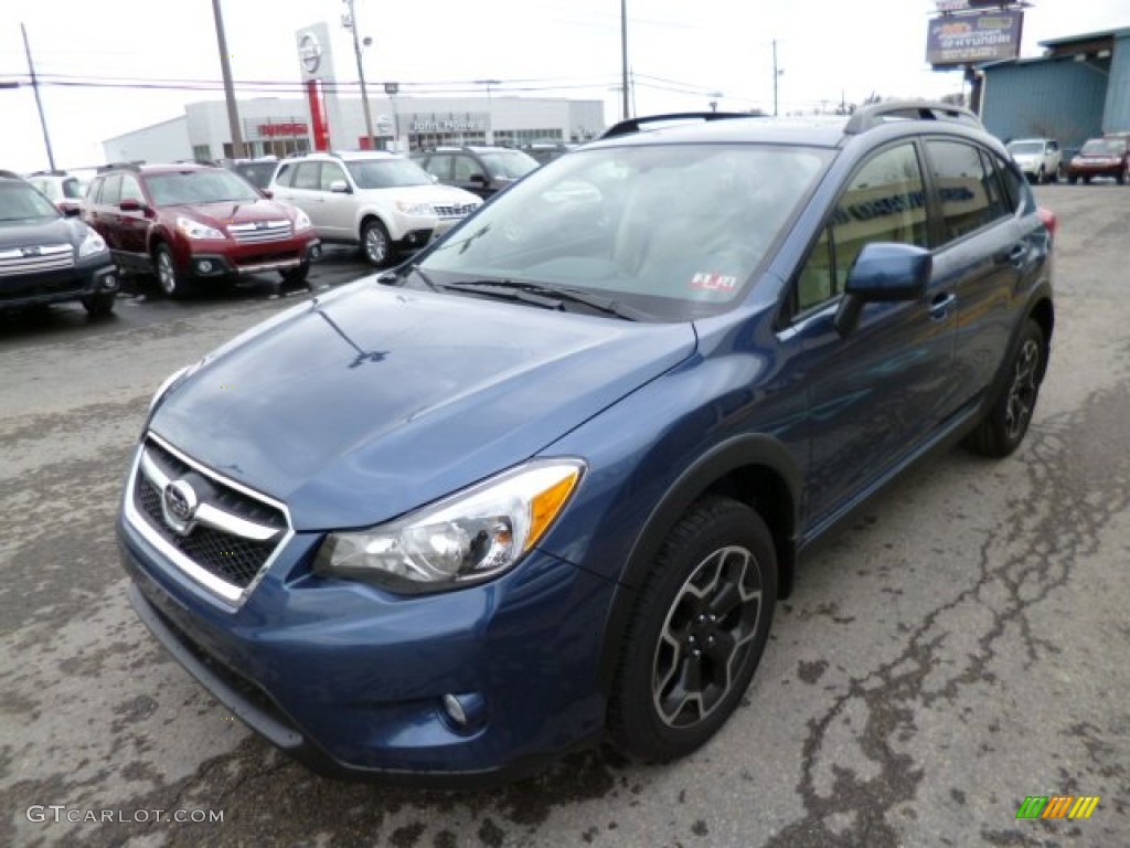 2013 XV Crosstrek 2.0 Premium - Marine Blue Pearl / Ivory photo #3