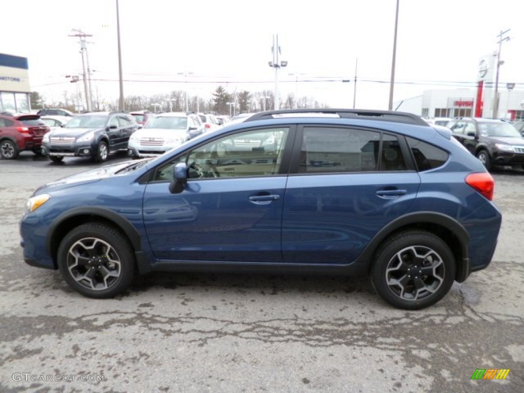 2013 XV Crosstrek 2.0 Premium - Marine Blue Pearl / Ivory photo #4