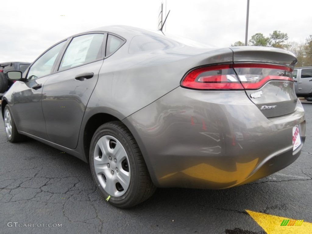 2013 Dart SE - Tungsten Metallic / Black photo #5