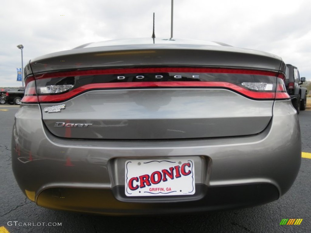 2013 Dart SE - Tungsten Metallic / Black photo #6