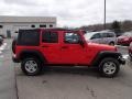 2013 Rock Lobster Red Jeep Wrangler Unlimited Sport S 4x4  photo #5