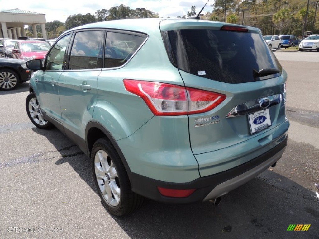 2013 Escape SEL 2.0L EcoBoost - Frosted Glass Metallic / Charcoal Black photo #16