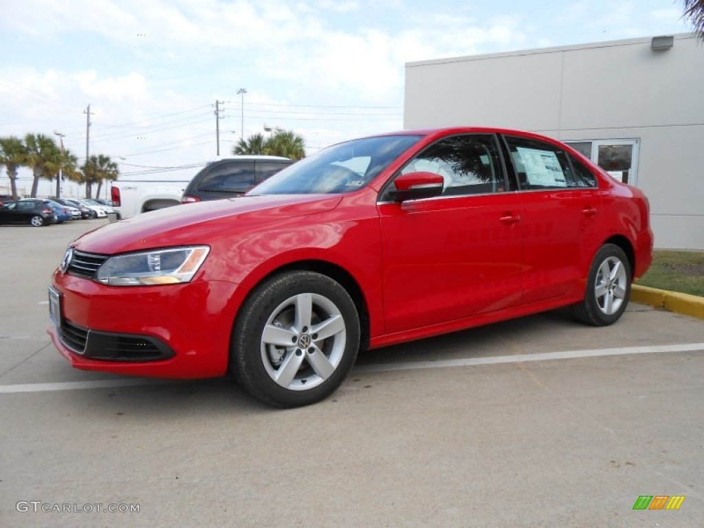 Tornado Red 2013 Volkswagen Jetta TDI Sedan Exterior Photo #78884140