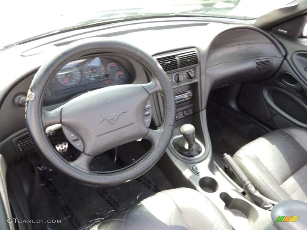Dark Charcoal Interior 2003 Ford Mustang GT Convertible Photo #78885047