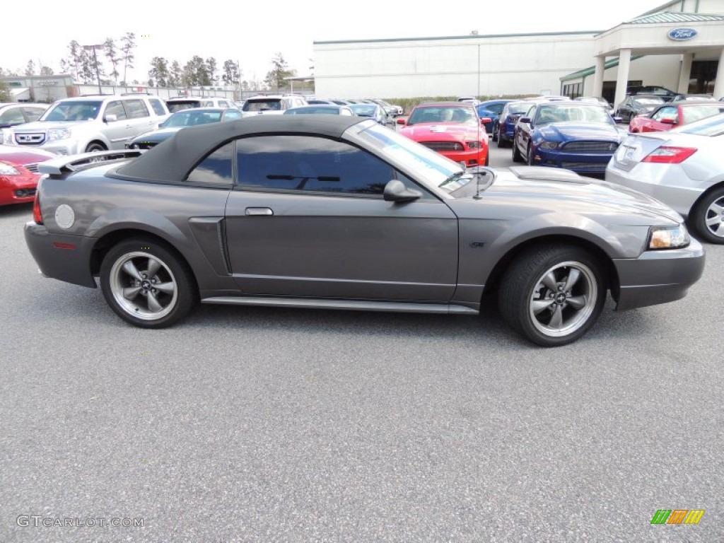 Dark Shadow Grey Metallic 2003 Ford Mustang GT Convertible Exterior Photo #78885174