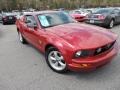 Dark Candy Apple Red 2009 Ford Mustang V6 Coupe Exterior