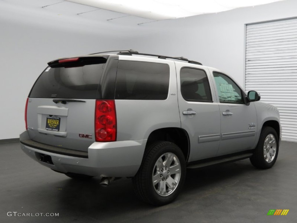 2013 Yukon SLT - Quicksilver Metallic / Light Titanium photo #2