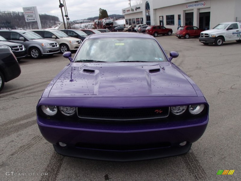 2013 Challenger R/T Classic - Plum Crazy Pearl / Dark Slate Gray photo #3