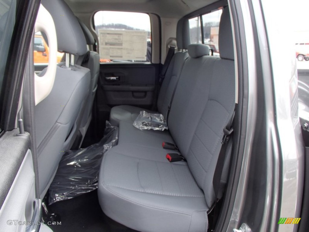 2013 Ram 1500 SLT Quad Cab 4x4 Rear Seat Photo #78886695