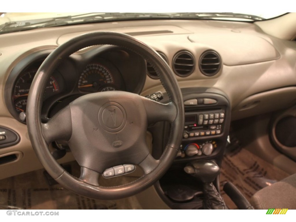 2001 Pontiac Grand Am GT Coupe Dark Pewter Dashboard Photo #78887429