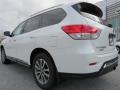 2013 Moonlight White Nissan Pathfinder SL  photo #3