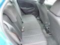 2011 Mazda MAZDA2 Black/Red Piping Interior Rear Seat Photo