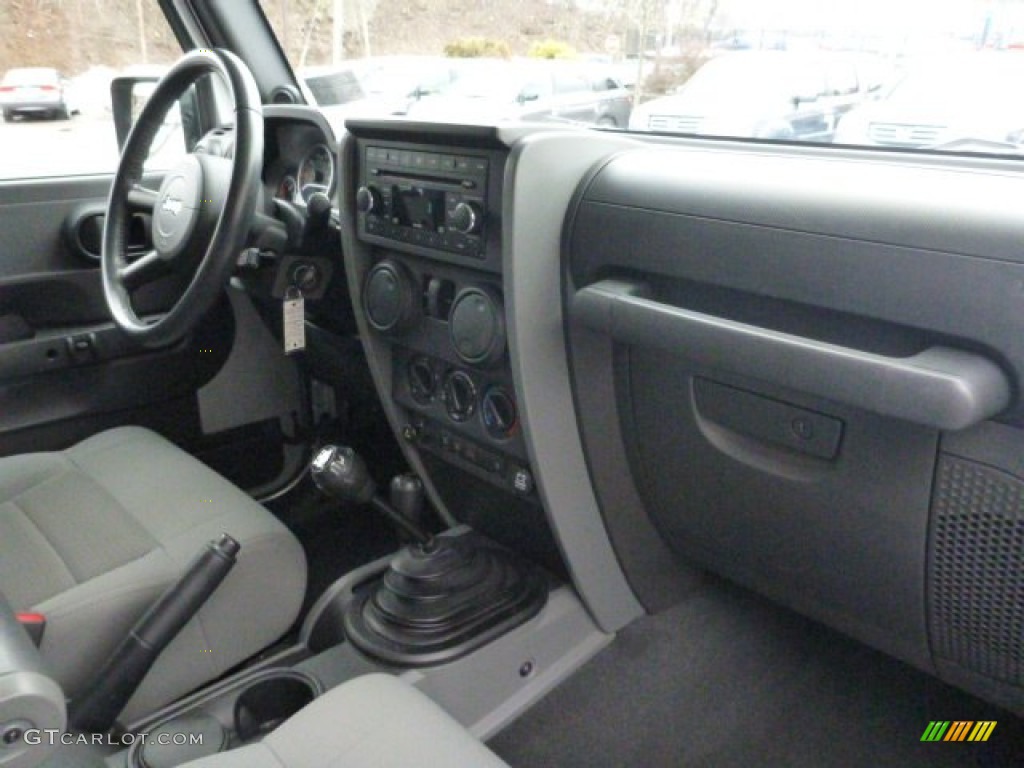 2008 Jeep Wrangler Rubicon 4x4 Dark Slate Gray/Medium Slate Gray Dashboard Photo #78889104