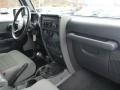 2008 Jeep Wrangler Dark Slate Gray/Medium Slate Gray Interior Dashboard Photo