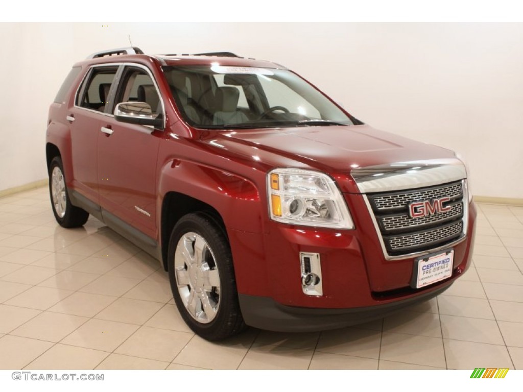 2011 Terrain SLT AWD - Merlot Jewel Metallic / Light Titanium photo #1