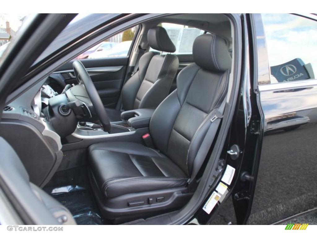 Ebony Black Interior 2011 Acura TL 3.7 SH-AWD Photo #78889492