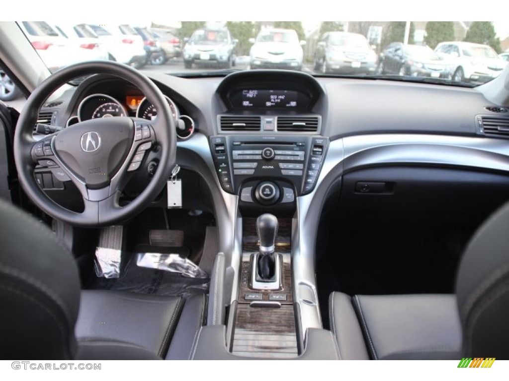 2011 Acura TL 3.7 SH-AWD Ebony Black Dashboard Photo #78889515