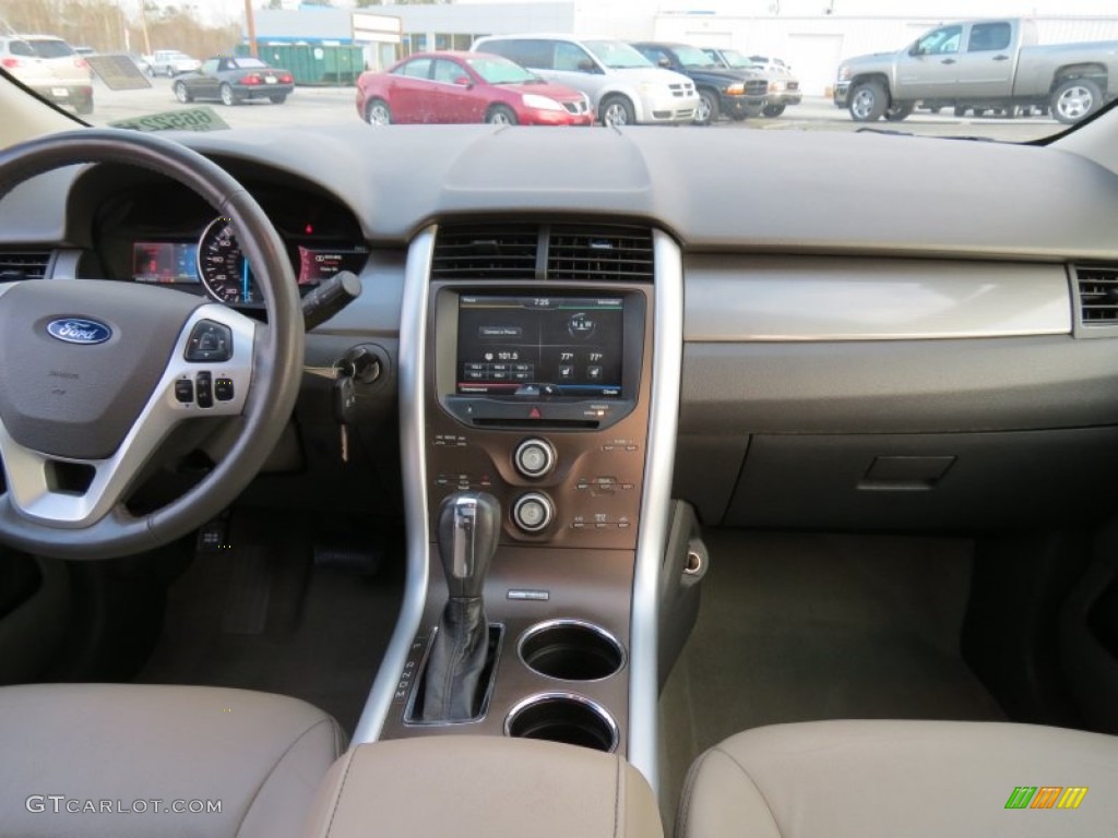 2011 Ford Edge SEL Medium Light Stone Dashboard Photo #78889590