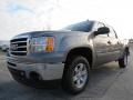 2013 Steel Gray Metallic GMC Sierra 1500 SLE Crew Cab  photo #3