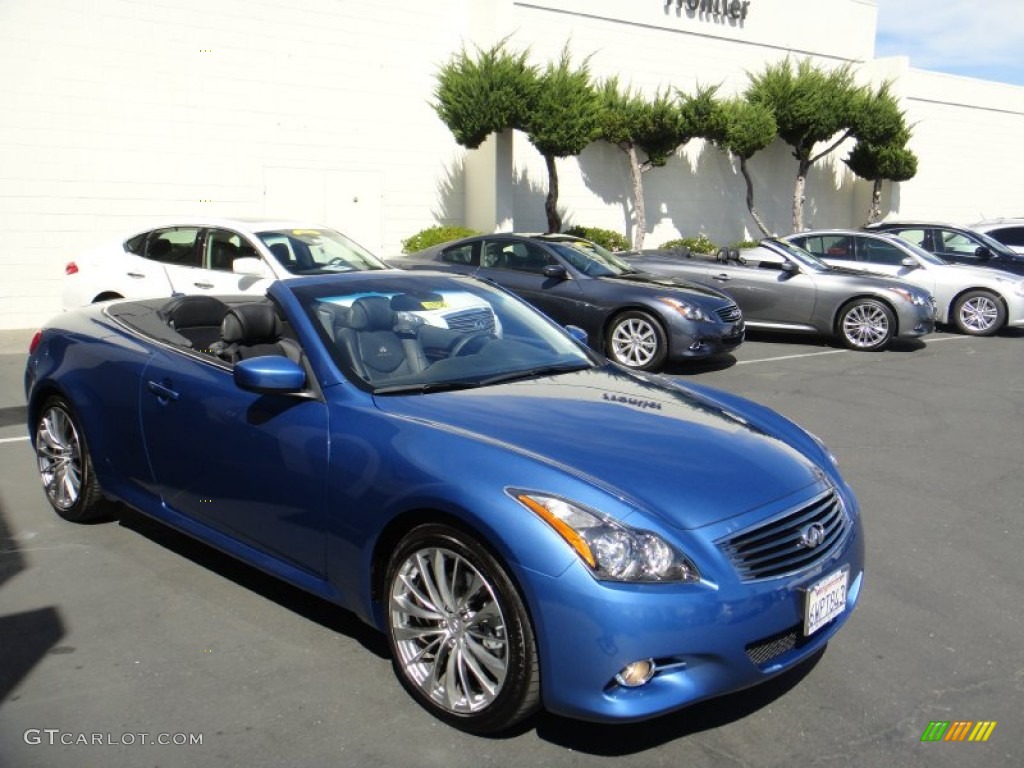 Lapis Blue 2013 Infiniti G 37 Convertible Exterior Photo #78890817