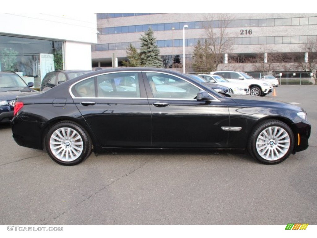 Black Sapphire Metallic 2012 BMW 7 Series 750i xDrive Sedan Exterior Photo #78891242