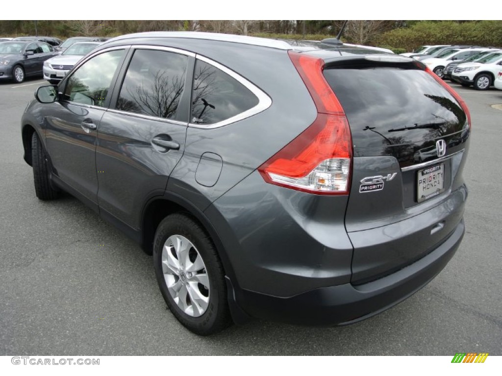 2012 CR-V EX-L - Polished Metal Metallic / Gray photo #5