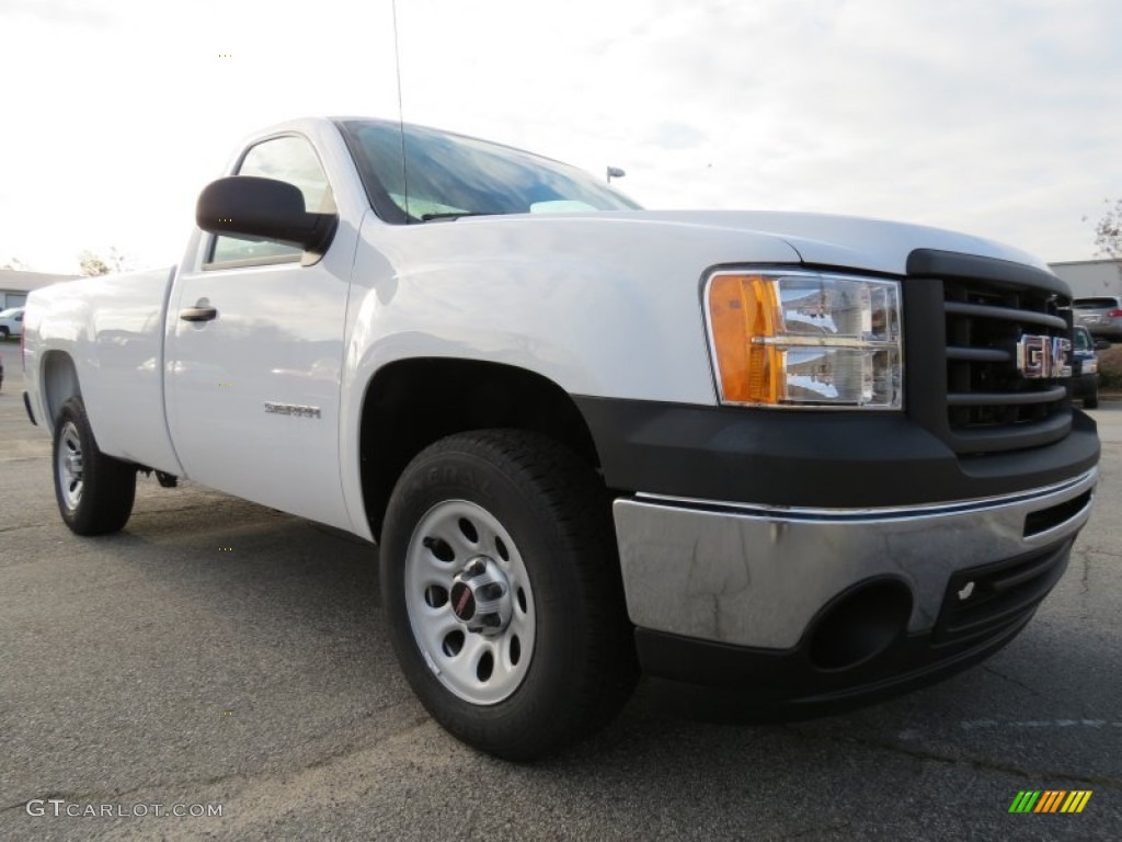 2013 Sierra 1500 Regular Cab - Summit White / Dark Titanium photo #1