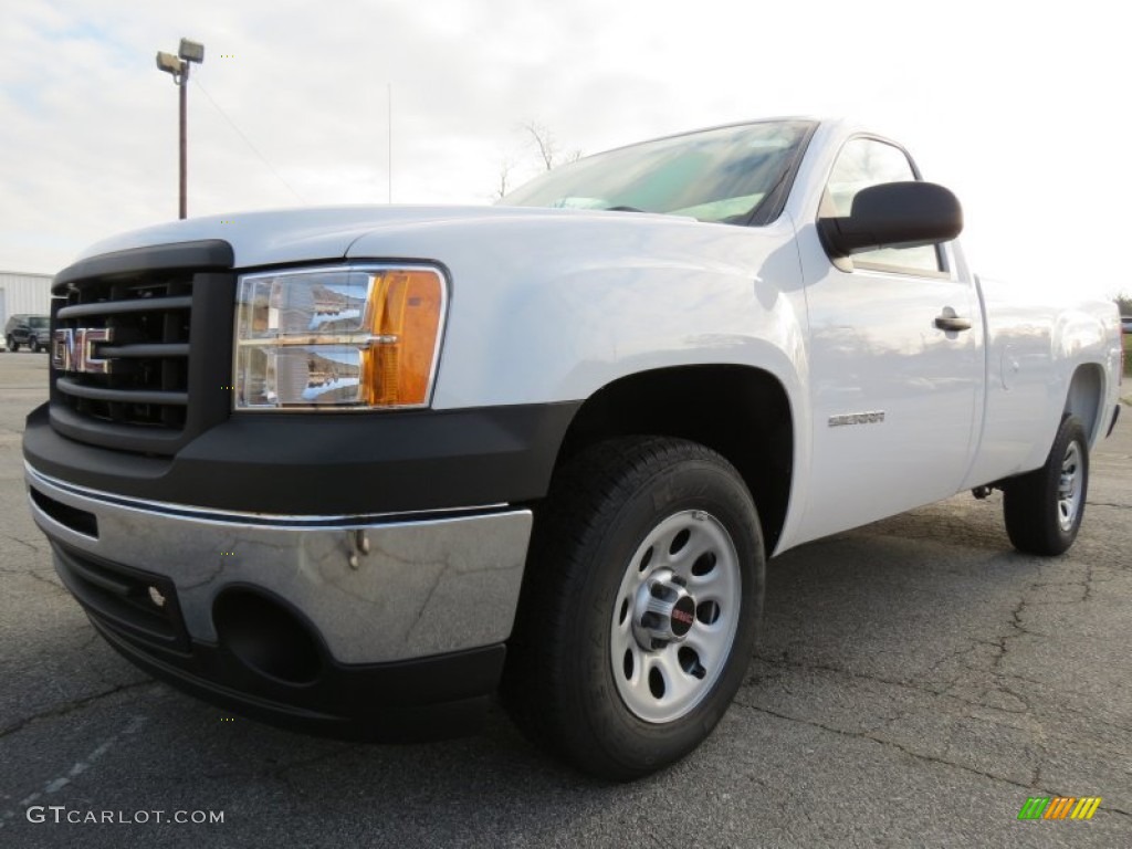 2013 Sierra 1500 Regular Cab - Summit White / Dark Titanium photo #3