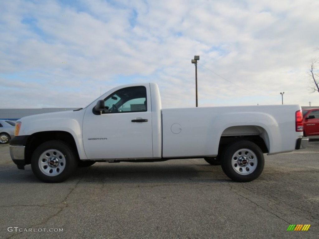 2013 Sierra 1500 Regular Cab - Summit White / Dark Titanium photo #4