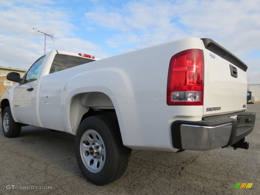 2013 Sierra 1500 Regular Cab - Summit White / Dark Titanium photo #5